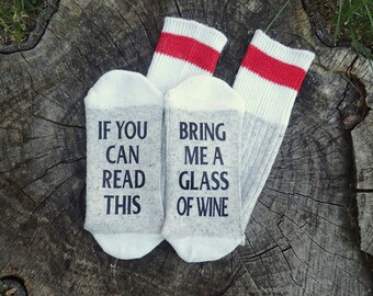 Wine socks, Bring me wine socks, Christmas gift, stocking stuffer, funny saying socks,Groom gift,bridesmaid gift, Wedding gift, Photo Props
