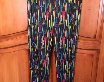 Cactus legging ladies small medium large xlarge