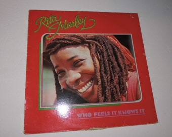 Rita Marley - Who Feels It Knows It - 1981 Reggae Music Vinyl 12" Record LP