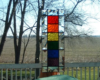 Stained Glass Rainbow Suncatcher