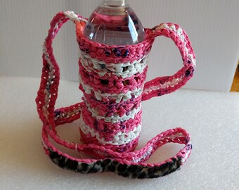 Plastic bag recycled water bottle purse
