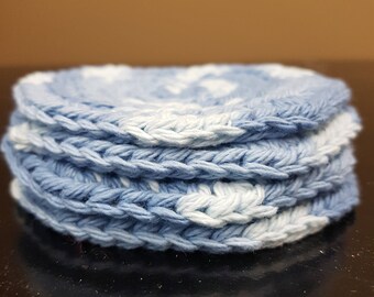 5 Pack of 100% Cotton Face Scrubbies