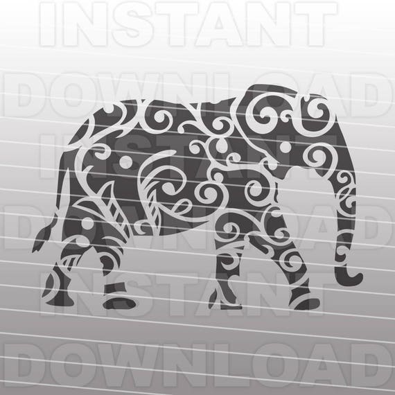 Free Free Floral Elephant Svg 822 SVG PNG EPS DXF File