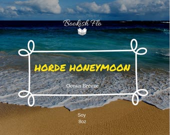 Horde Honeymoon ~ Wood Wick 100% Soy Wax Candle