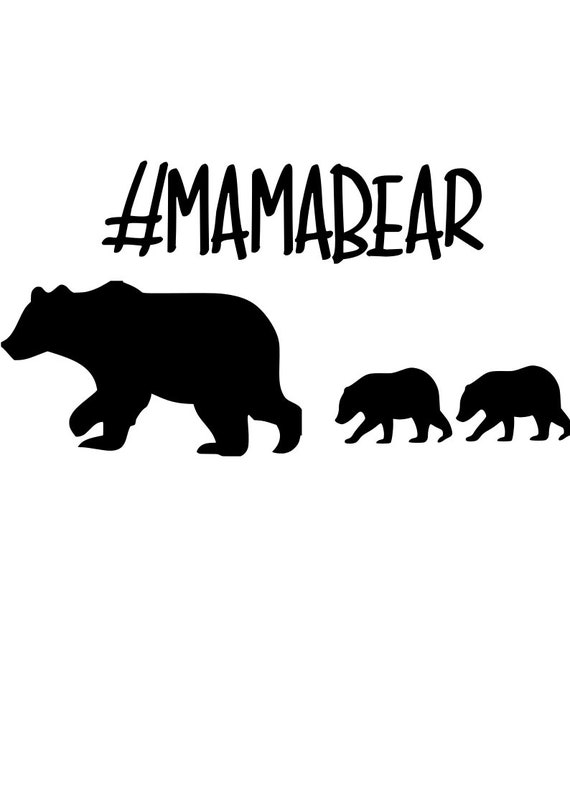 Mama Bear SVG mamabear Mama Bear and Cubs