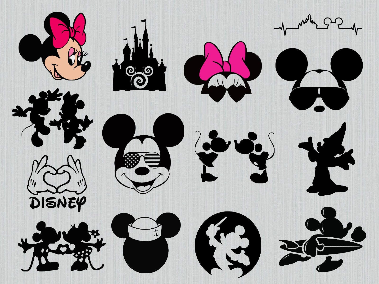 Download Walt Disney svg bundle mickey mouse sunglasses svg minnie