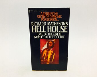 Vintage Horror Book Hell House by Richard Matheson 1973 Movie Tie-In Edition Paperback