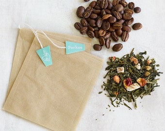 Loose Leaf TEA FILTERS, Fillable Tea Bags, Empty Tea Bags, Top Selling Item, Natural Tea Filters, Loose Tea Bags, Experience simplicity
