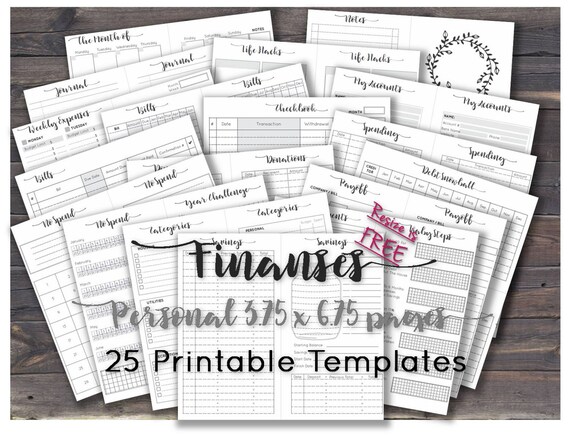 budget journal template