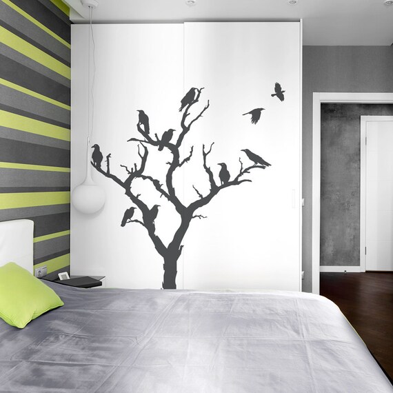 Crow Tree Wall Decal Nature Y Art