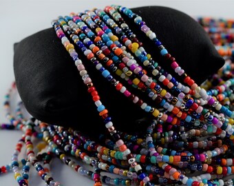 African Waist Beads, Waist Beads, mixed color African Waist Beads No3