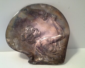 Art Nouveau silverplate? tray