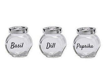 Spice jar labels australia