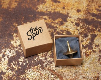 The Spin Brass Spinning Top // Fidget // Inception Totem // Gyroscope