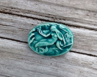 Sea Green Mermaid Cabochon