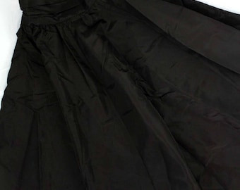 Vintage Gunne Sax Gunnies Pleated Full Circle skirt sz 3 black