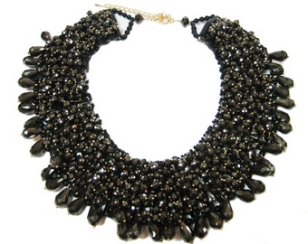 Chunky Crystal Necklace - Statement Necklace