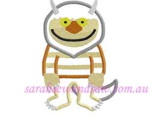 Where the Wild Things Are Monster Embroidery Design