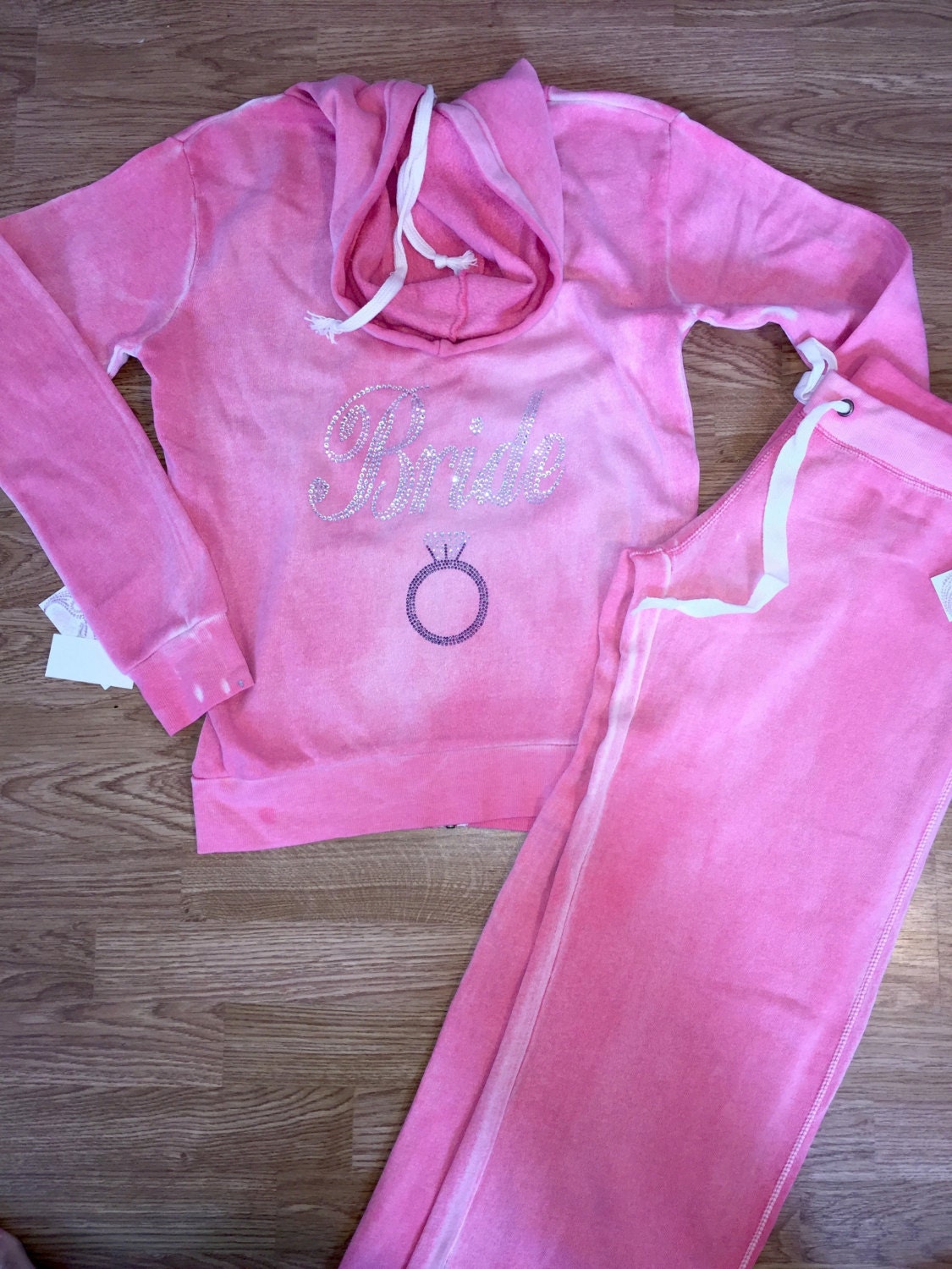 3 Bridesmaid tracksuits. 3 bridal party Sweatsuits. Bridesmaid