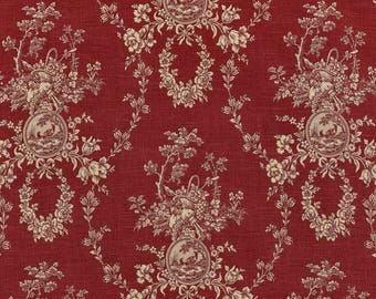 Waverly Country House Toile Platinum cotton linen Free shipping 1 and a half yard