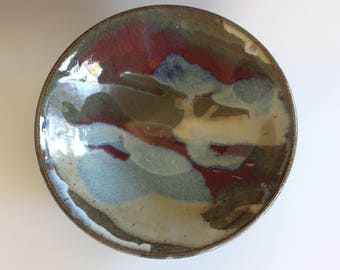 Pottery Bowl, Handmade Ceramic Bowl, hand thrown stoneware bowl, ceramic serving bowl