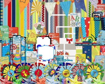 Dr Seuss Digital Scrapbook Kit