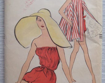 vintage 9183 Vogue BATHING SUIT sewing pattern