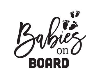 Download baby on board svg wreath svg cricut cutting file babies on