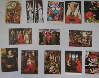 Vintage 1970's - Blank - Groeninge postcards, Set of 13 -
