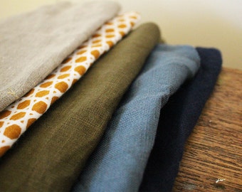 LINEN FABRIC remnants / runningthreads