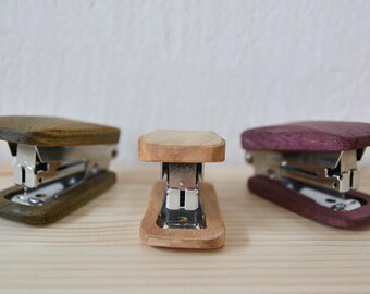 Stapler, Office Desk Accessory, Wood stapler, Paper stapler, Modern stapler, Cute stapler, Kids stapler, School stapler, Stationery gift