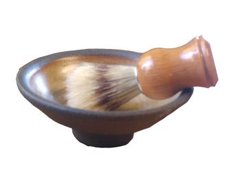 Hand Thrown Shaving Bowl, Ceramic Shaving Bowl, Shaving Bowl, Shaving dish