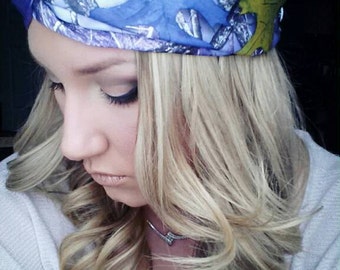 Purple Realtree Twist headband