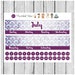 July - mini monthly cover up - perfect for ECLP monthly overview - planner stickers