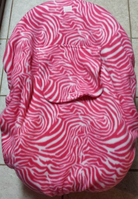 Pink and white Zebra Animal Print Baby Carrier Cozy Cover Up 4 Pink and white Zebra Animal Print Baby Carrier Cozy Cover Up 4