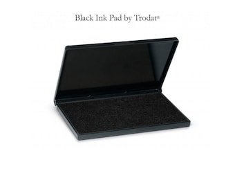 Inking Pad, For Address Stamps, Ink Pad, Stamp Ink, Rubber Stamp Ink, Black Ink, 3 Sizes Available, Including Extra Large (I416)