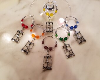 Carousel Horse Merry Go Round Themed Wine Charms