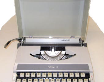 Royal Mercury 1960s portable typewriter