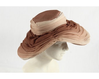1950s Vintage voile hat