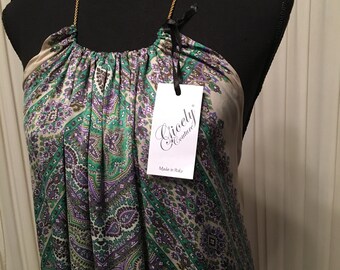 New long silk dress
