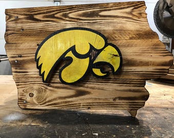 Iowa hawkeyes | Etsy