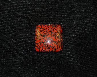Beautiful Red Dinosaur Bone Designer Cabochon