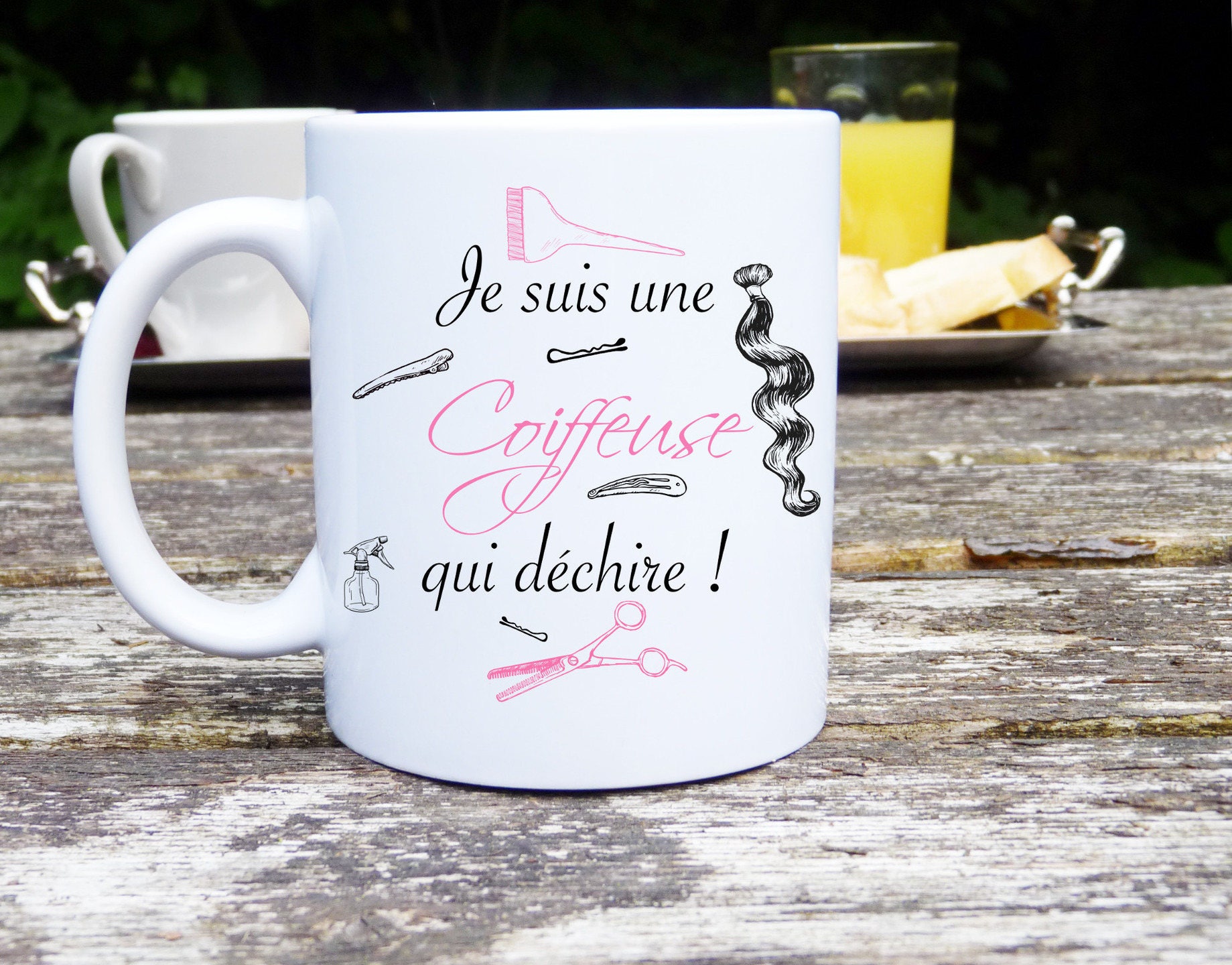 Mug Je suis une coiffeuse qui  d chire  id e cadeau  original