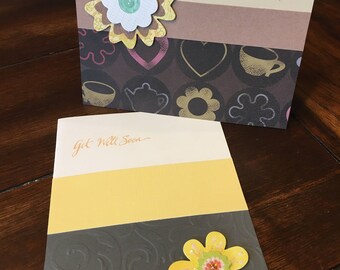 Sending warm thoughts cards - set of 2