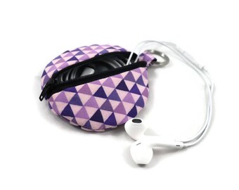 Keychain Earbud Case/Coin Purse