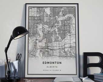 Alberta map Etsy