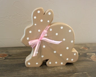Wooden Bunny Decoration