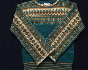 70's boho sweater bell sleeve sweater