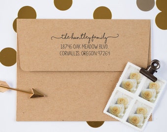 Address Stamp | Custom Stamp | Self-Inking Return Address Stamp | Personalized Address Stamp | Housewarming Gift | Invitation & Wedding