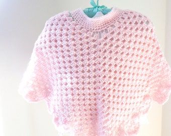 Fall Girl's Crochet Poncho - Child Poncho - Little Girl Poncho gift for fall - Small Poncho - Girl Poncho - Girl Poncho - Mad to Order